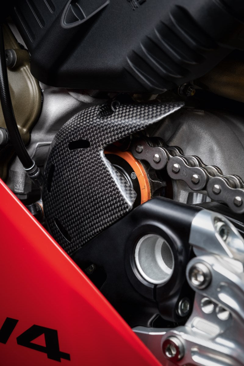 Carbon Front Sprocket Cover V4 - 96981331AA