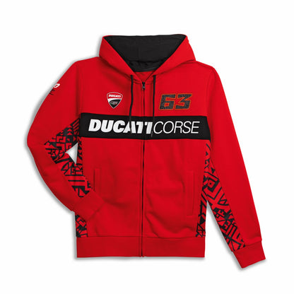 Dual Pecco Bagnaia 63 Hooded Sweatshirt