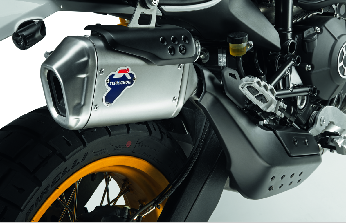 Scrambler Desert Sled Homologated Raised Slip-On Exhaust - 96481231B