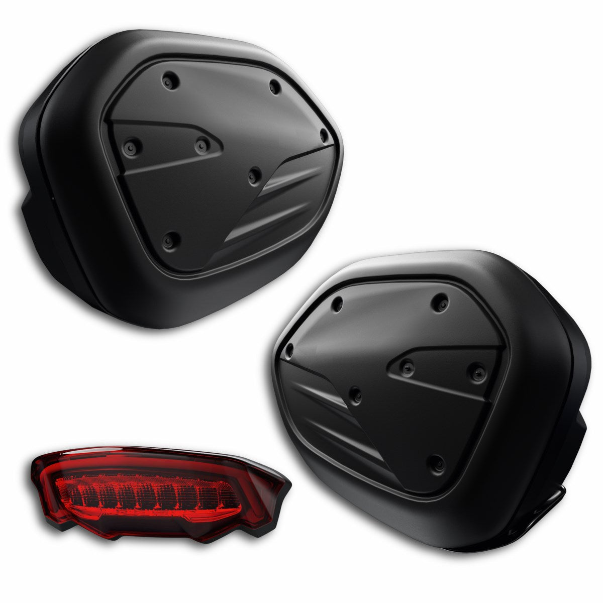 Pair of semi-rigid side panniers - 96780391AA